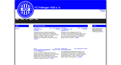 Desktop Screenshot of fc-frittlingen.de